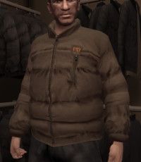 Files to replace Brown down jacket (uppr_003_u.wft, uppr_diff_003_c_uni.wft) in GTA 4 (11 files)