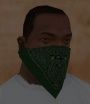 Files to replace Green Rag (bandmask.dff, bandgang3.dff) in GTA San Andreas (36 files)