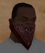 Files to replace Red Rag (bandmask.dff, bandred3.dff) in GTA San Andreas (28 files)