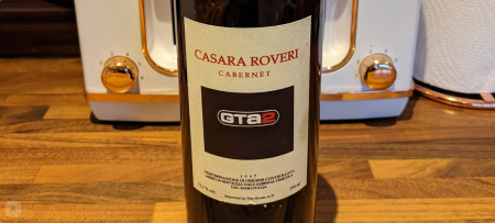 GTA 2 themed wine bottle shown by a Rockstar developer