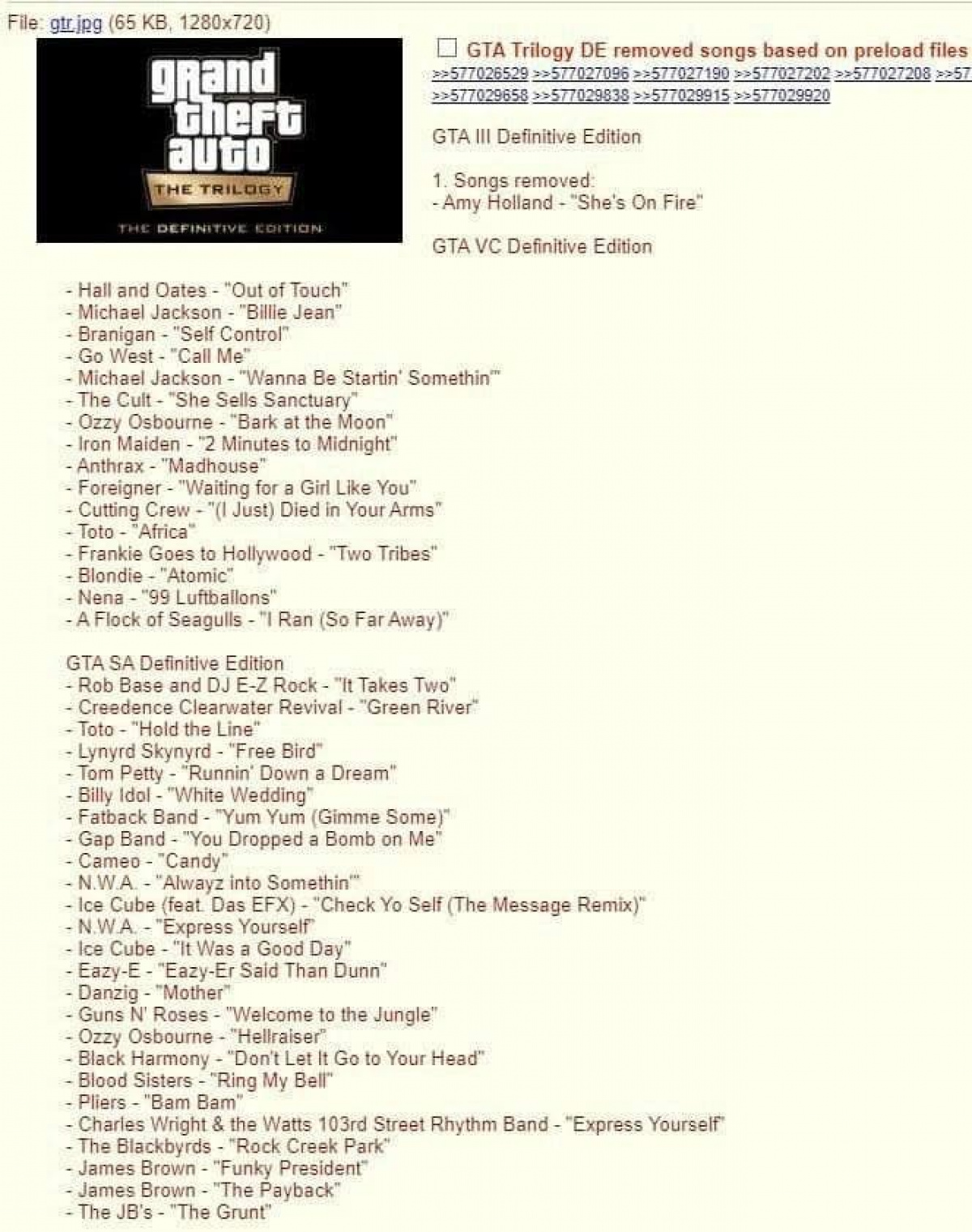 GTA Trilogy soundtrack: All the songs in GTA III, Vice City and San Andreas  listed