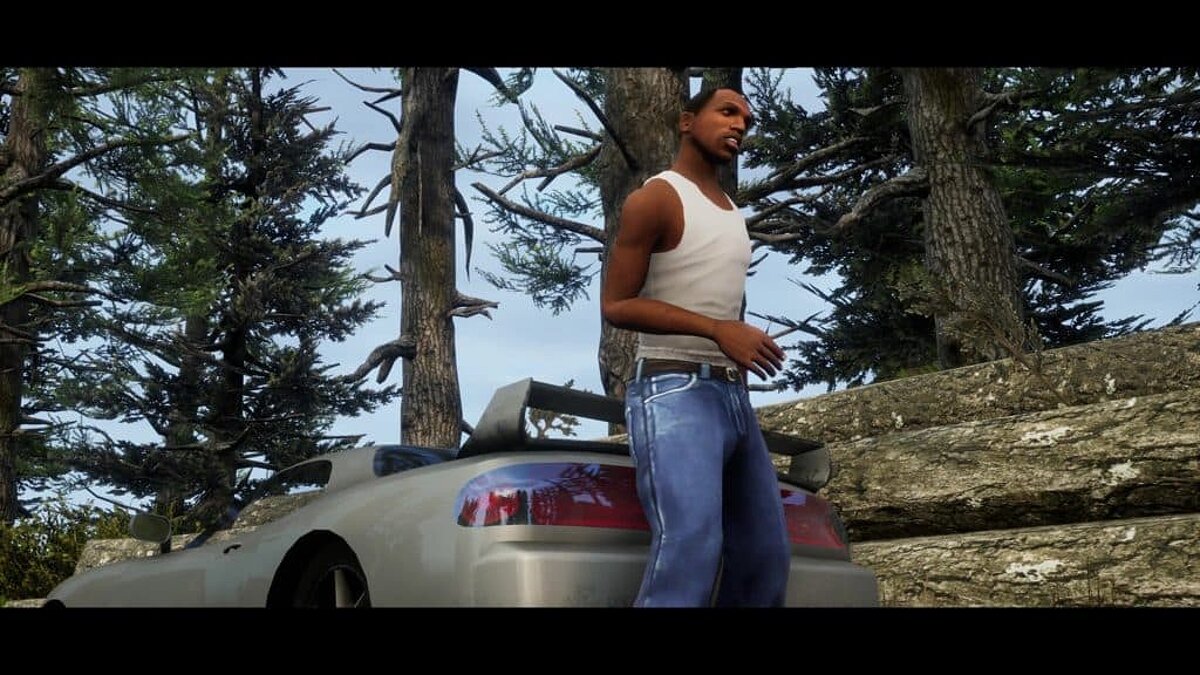 New GTA: The Trilogy screenshot leaked with amazing details of a forest