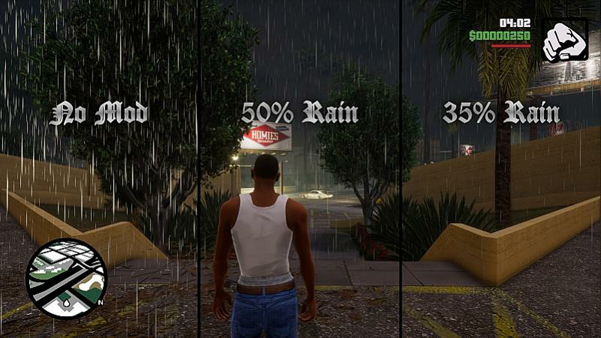 New mod vastly improves rain in GTA: San Andreas — The Definitive Edition