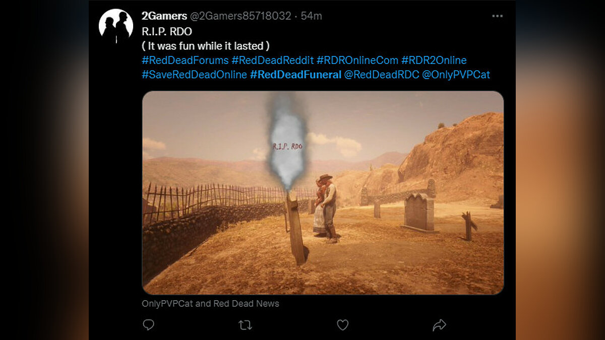 Red Dead Online Fans Hold Funeral to the Abandoned Game