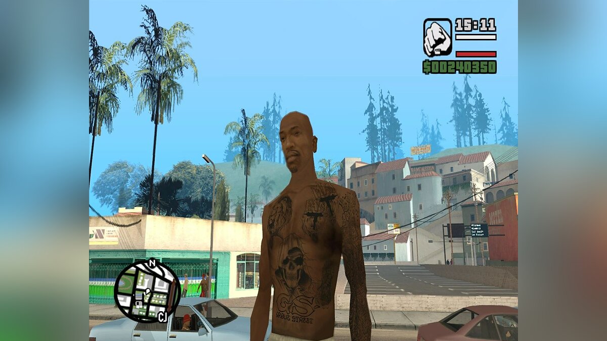 Modder improved the tattoo system in GTA San Andreas