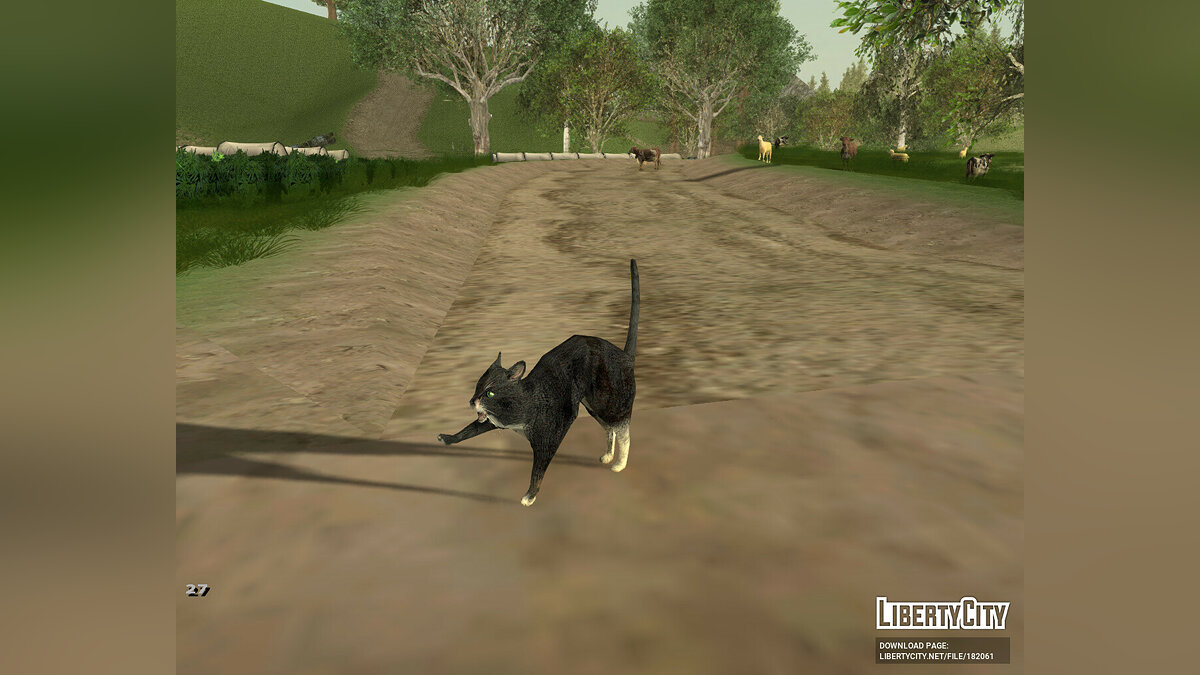 A new version of the GTA San Andreas mod that adds animated animals is released