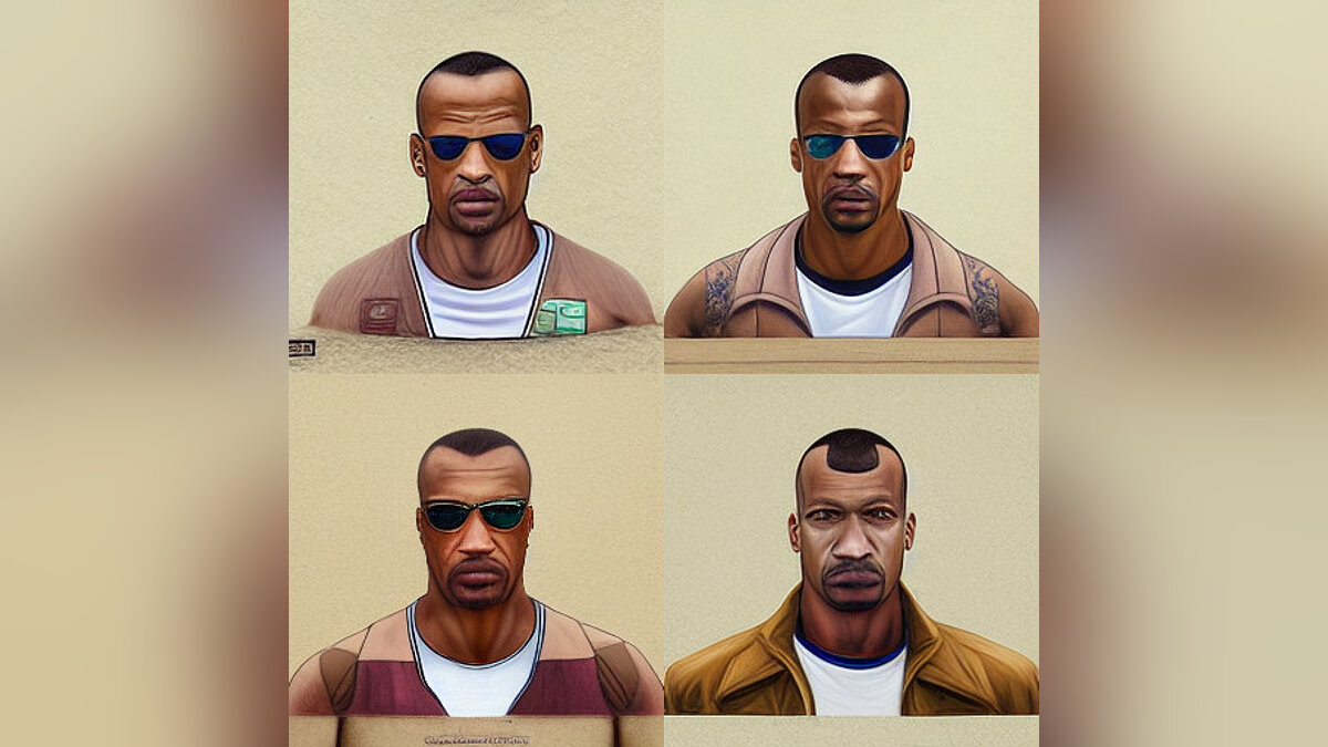 Neuronet draws characters from GTA, Red Dead Redemption and Bully on a base of users' description