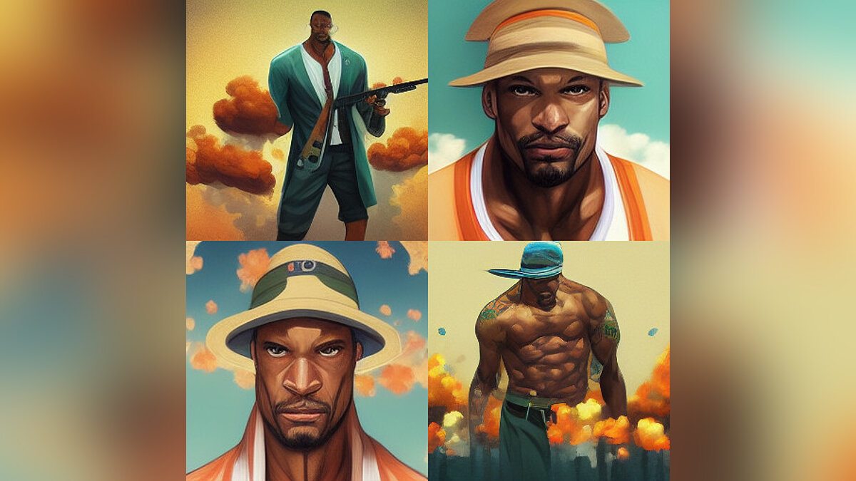 Neuronet draws characters from GTA, Red Dead Redemption and Bully on a base of users' description