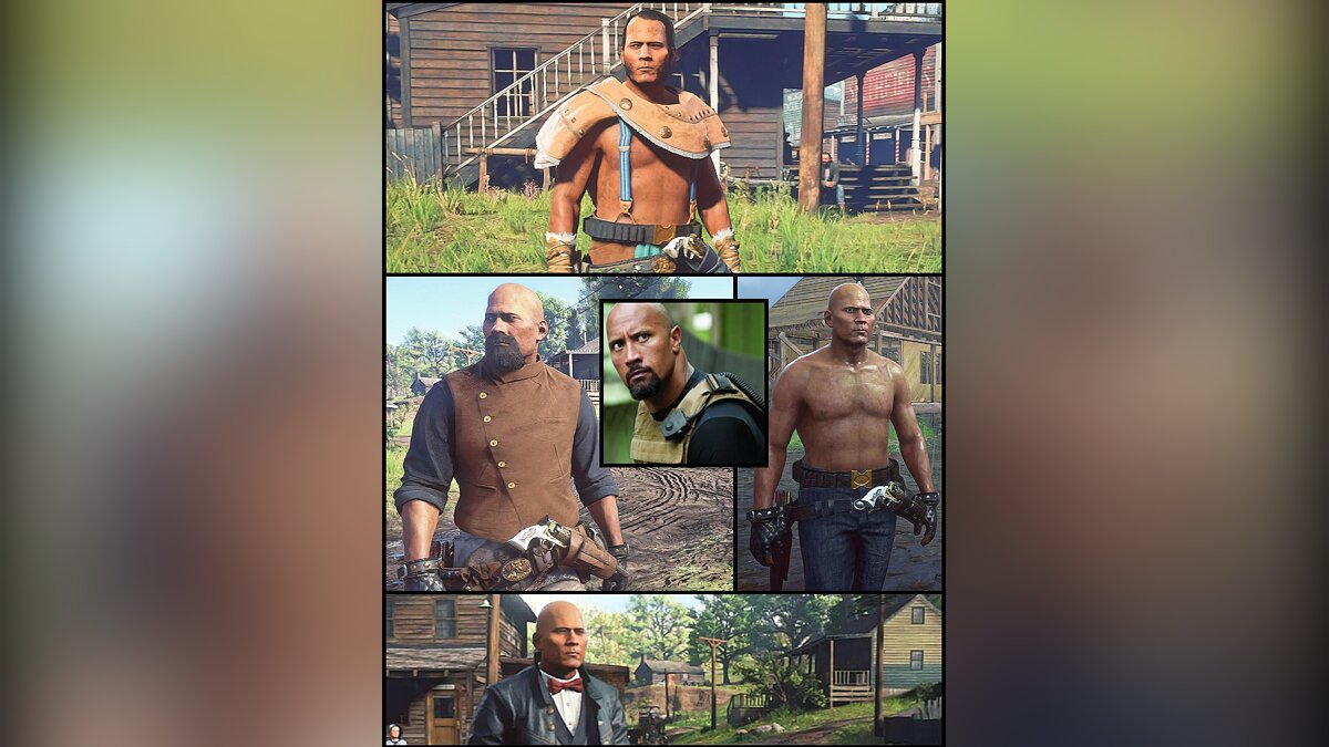 Clint Eastwood, Pedro Pascal and Dwayne Johnson — Best Red Dead Online Сosplays of the Week