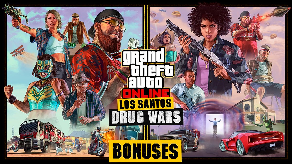 Rewards of the Week in GTA Online: 2X on Los Santos Drug Wars Story Missions & more