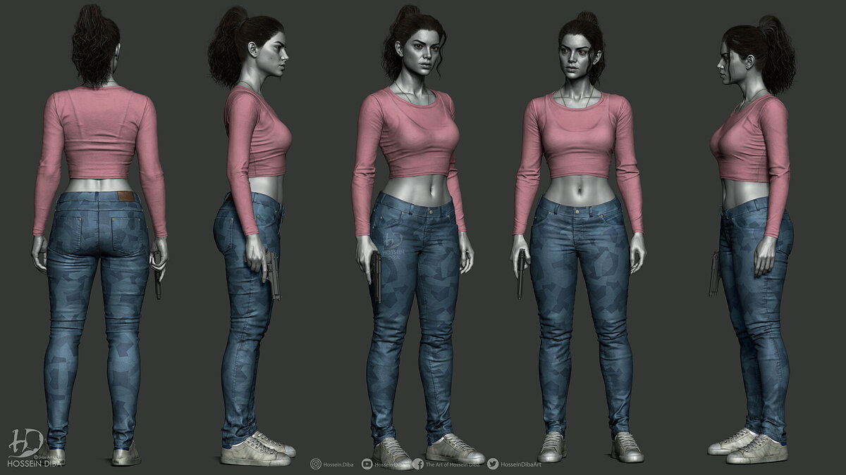 Artist Creates Amazing 3D Model of GTA 6's Lucia  