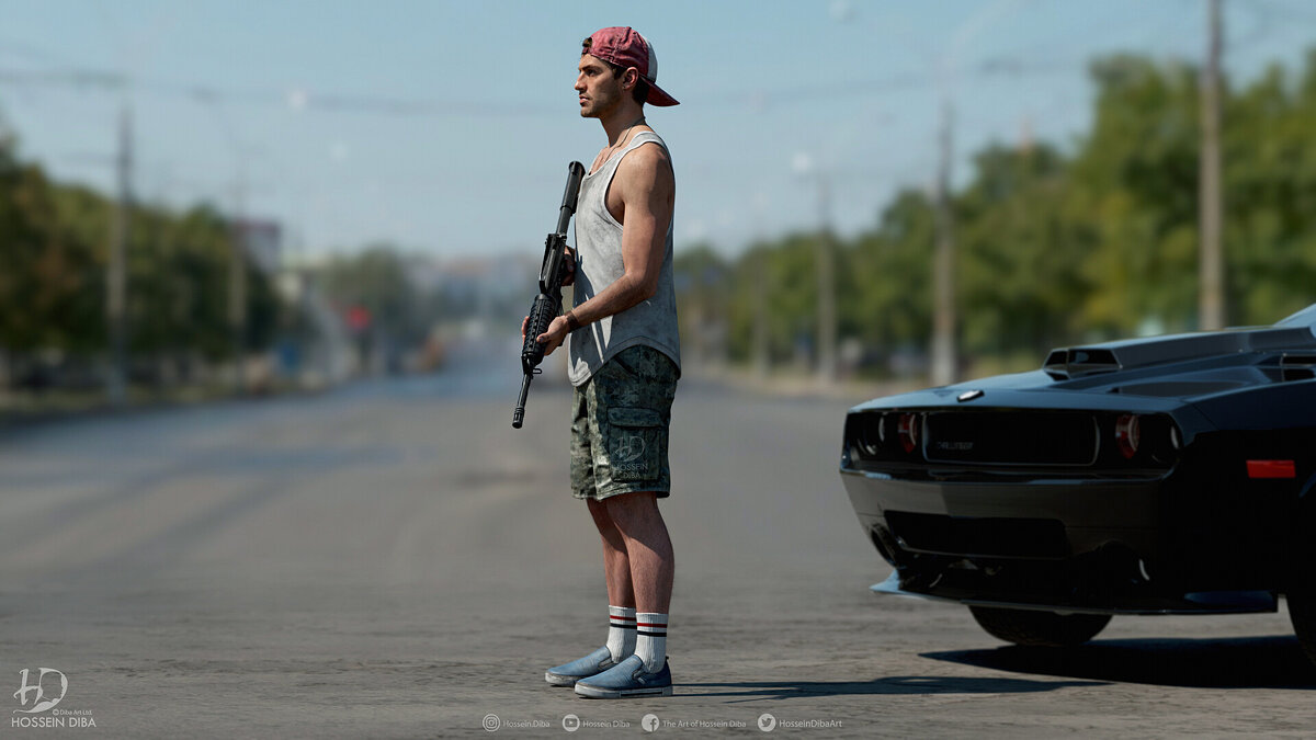 GTA 6 Protagonist Jason Recreated with Amazing Details by Popular Artist