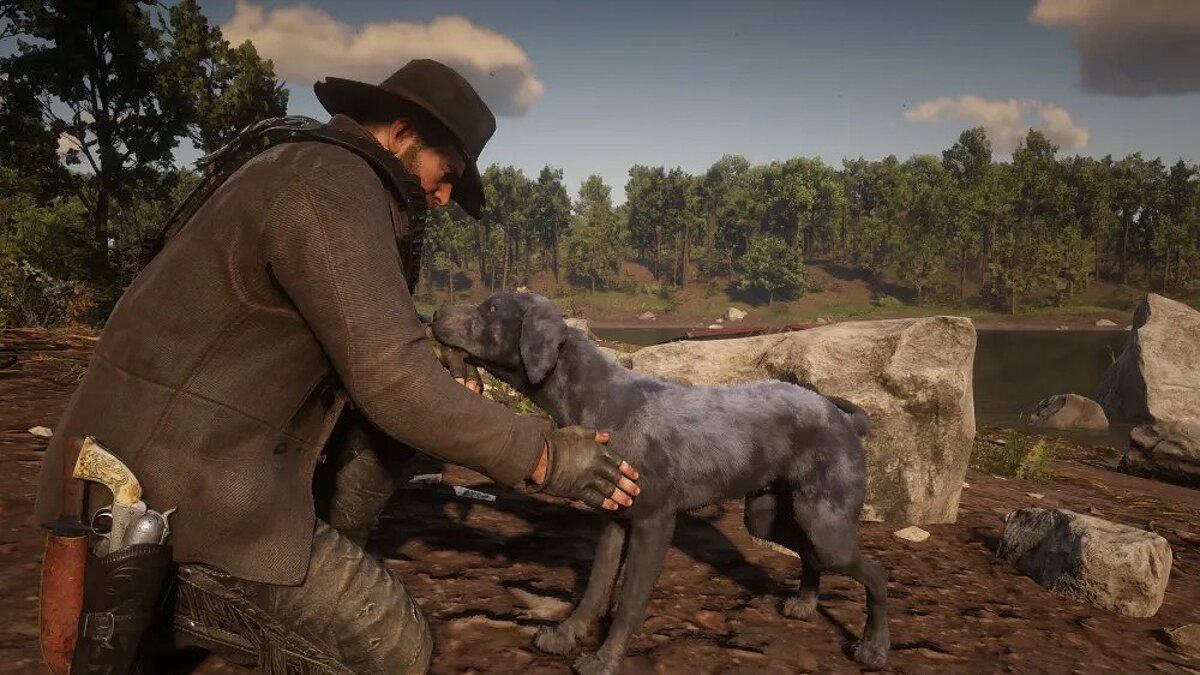 Einstein, the dog who played Cain in Red Dead Redemption 2, has passed away