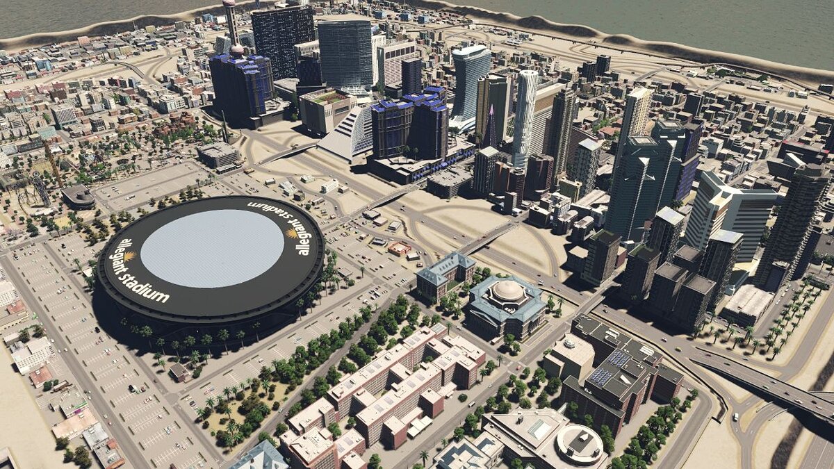 Los Santos recreated in Cities: Skylines is incredible