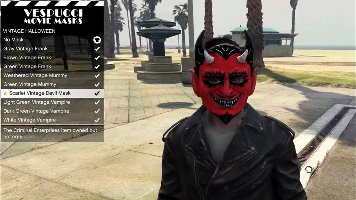Gamers in GTA Online can get a unique Devil's mask for free