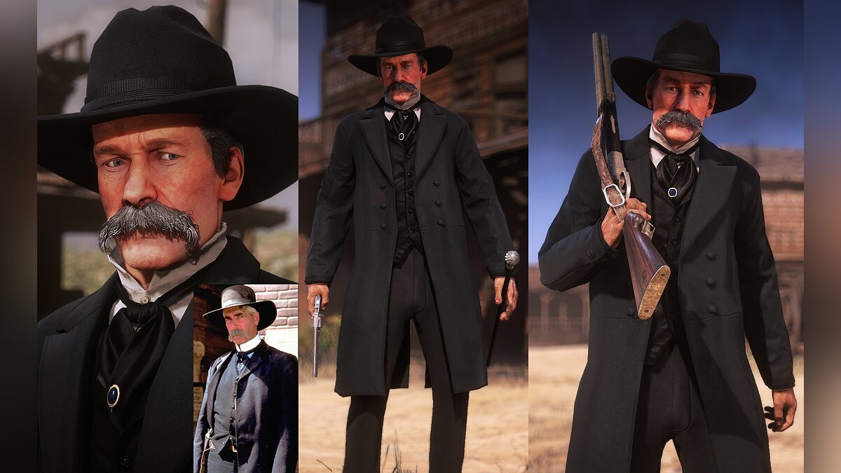 A modder added a character from the cult western Tombstone to Red Dead Redemption 2