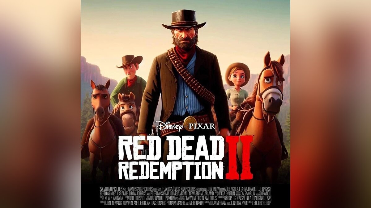 AI turned Red Dead Redemption 2 into a cartoon