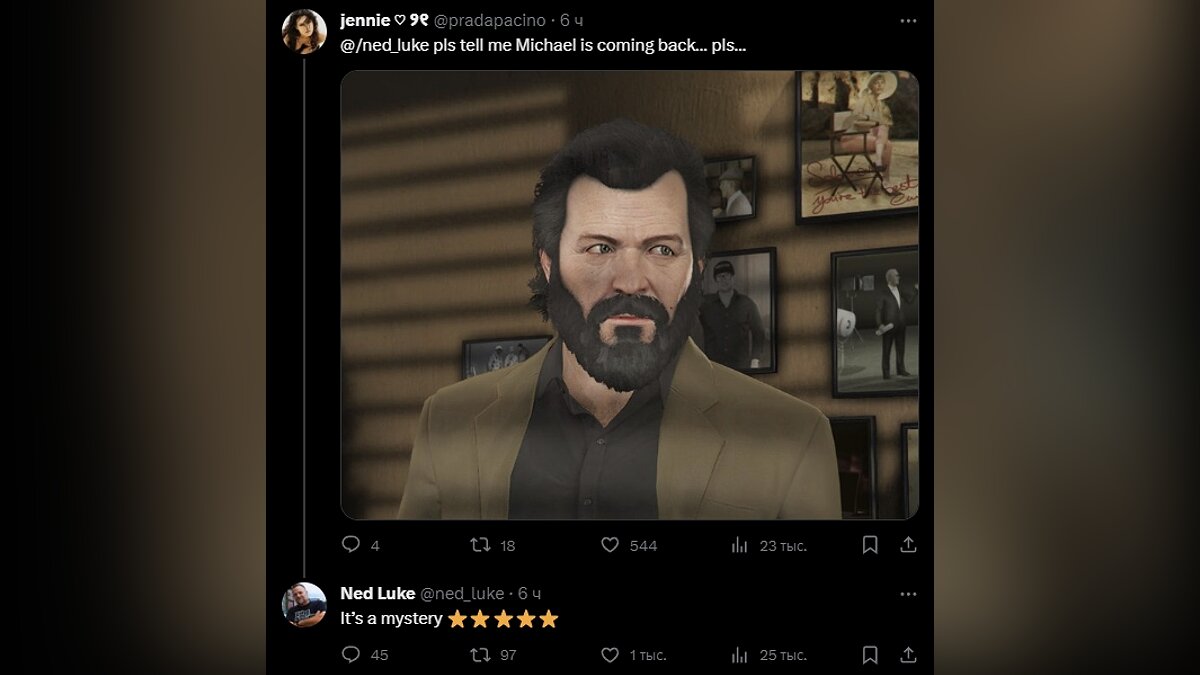 Michael's actor from GTA 5 answers a question about his appearance in GTA 6