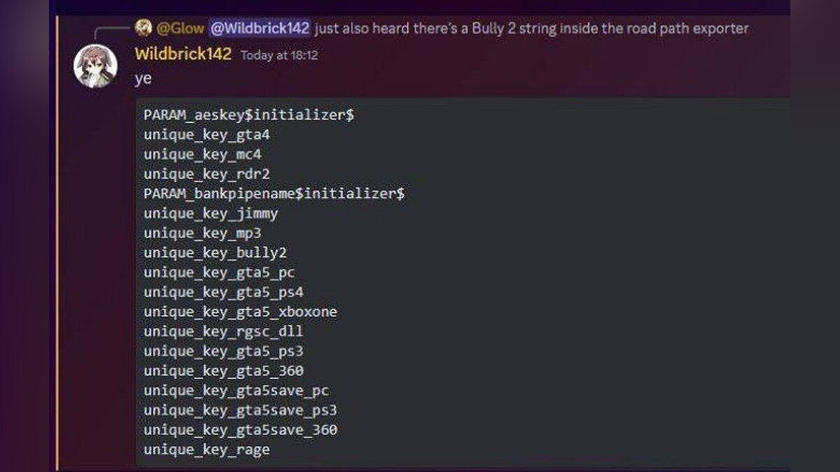 A reference to Bully 2 was found in the leaked PDB file of GTA 5