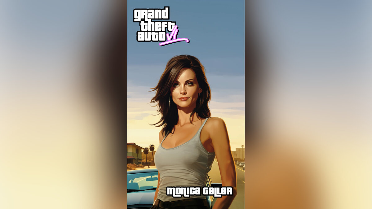 AI turned the characters of the TV show Friends into Grand Theft Auto characters