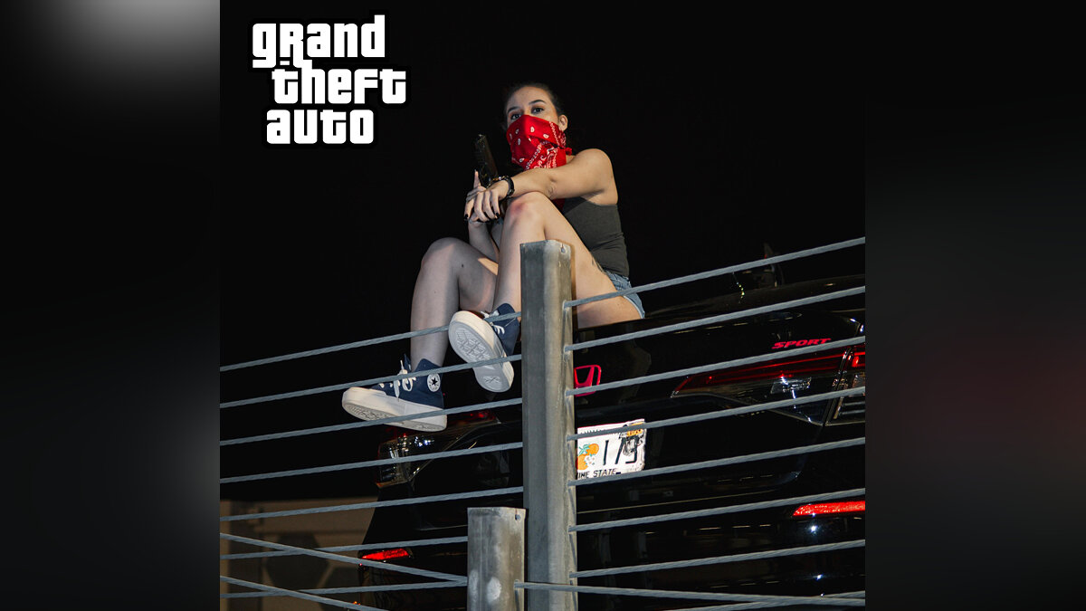 The girl cosplaying as Lucia from GTA 6 and made it to the top on Reddit