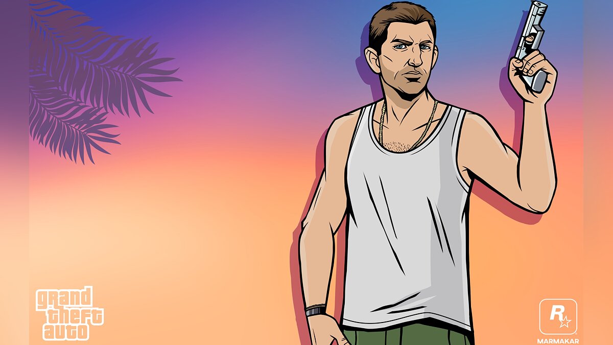 Russian artist shows off GTA 6 art in the style of 2002's GTA Vice City