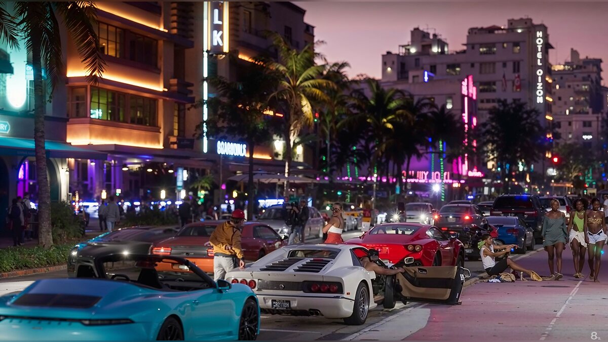 Scenes from the first GTA 6 trailer were enhanced using AI. Now they resemble real photographs