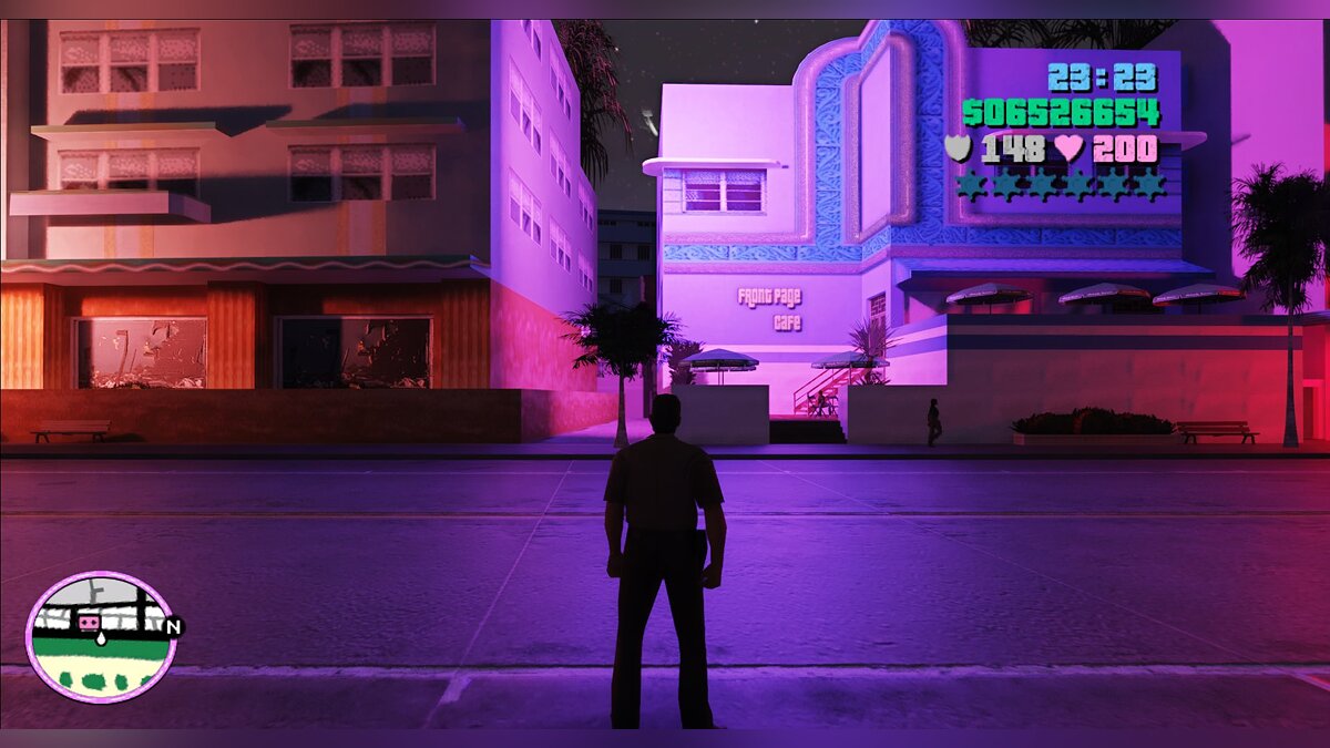 A player enhanced the graphics in GTA: Vice City using RTX Remix