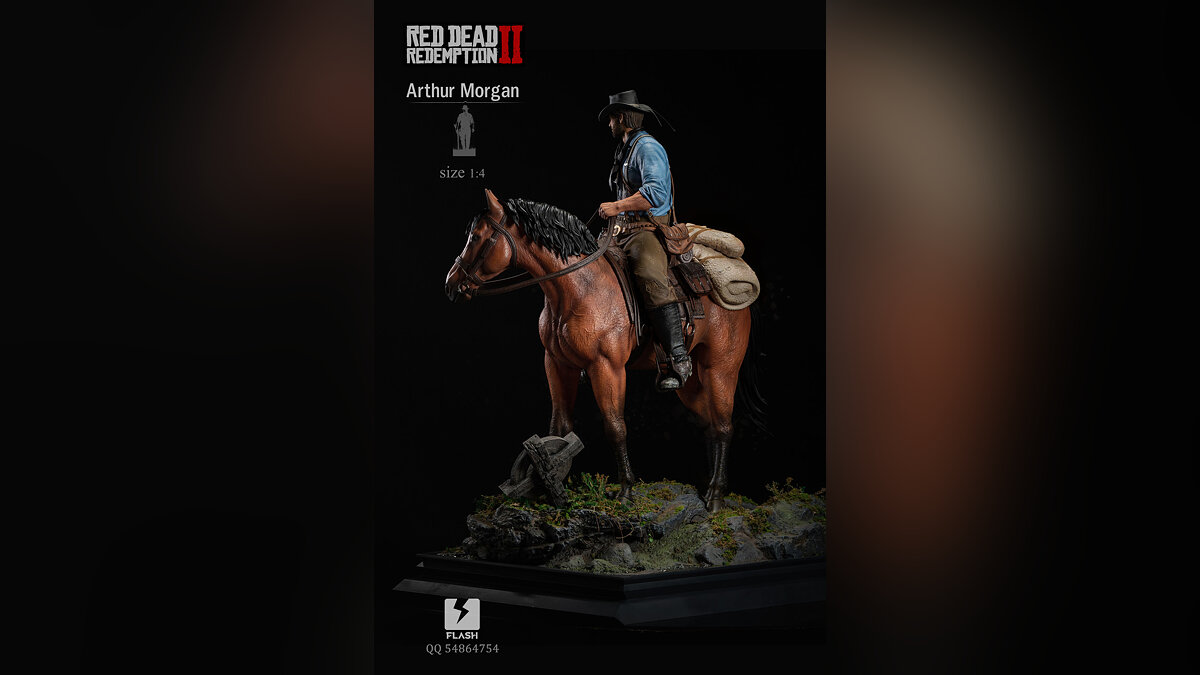 A figurine of Arthur Morgan from Red Dead Redemption 2 has been announced for $915