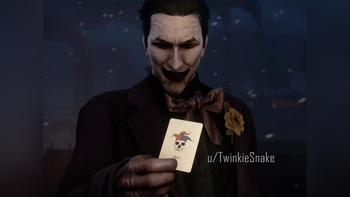 In Red Dead Redemption 2, the Joker from the Batman comics was recreated