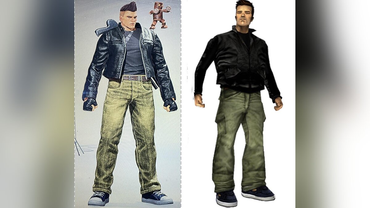 Claude from GTA 3 was attempted to be recreated in Tekken 8