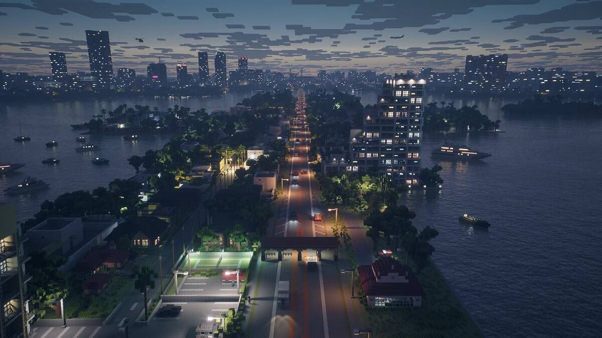 GTA 6 trailer has been recreated in Minecraft style once again, this time with better quality