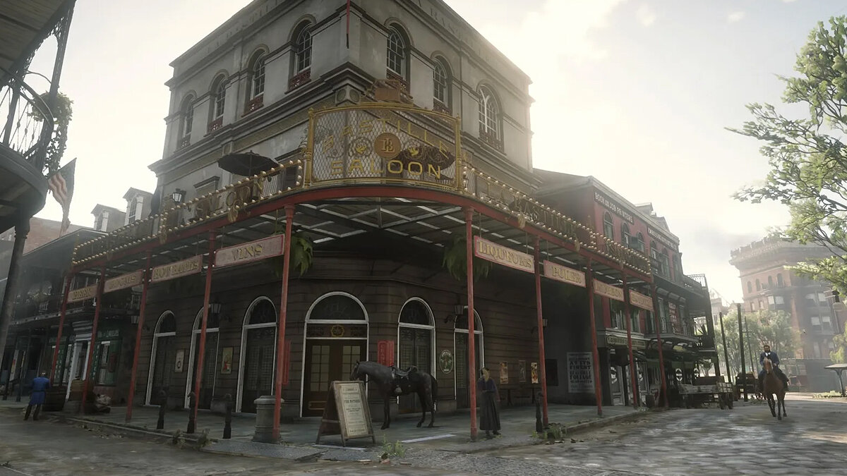 An RDR2 fan finds himself in the real Saint Denis, but this is New Orleans