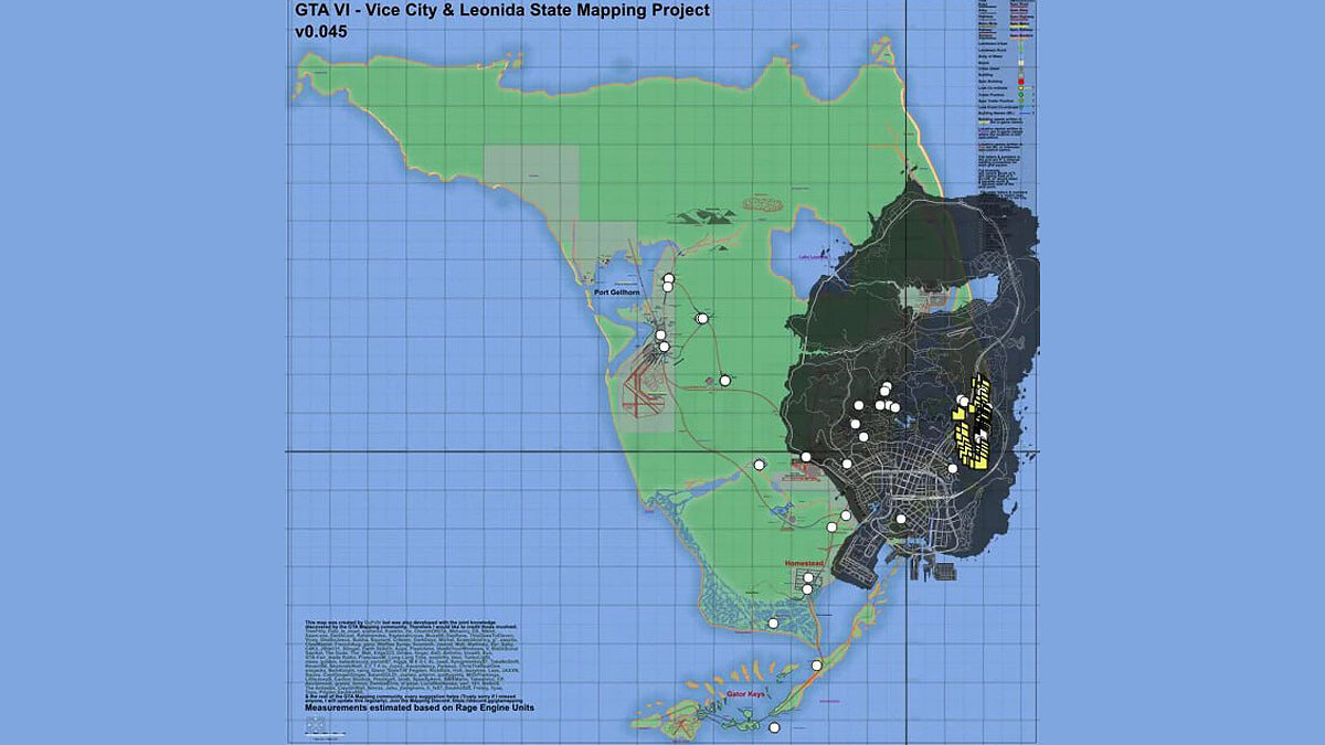 Players have assembled a new version of the GTA 6 map based on leaks and insights