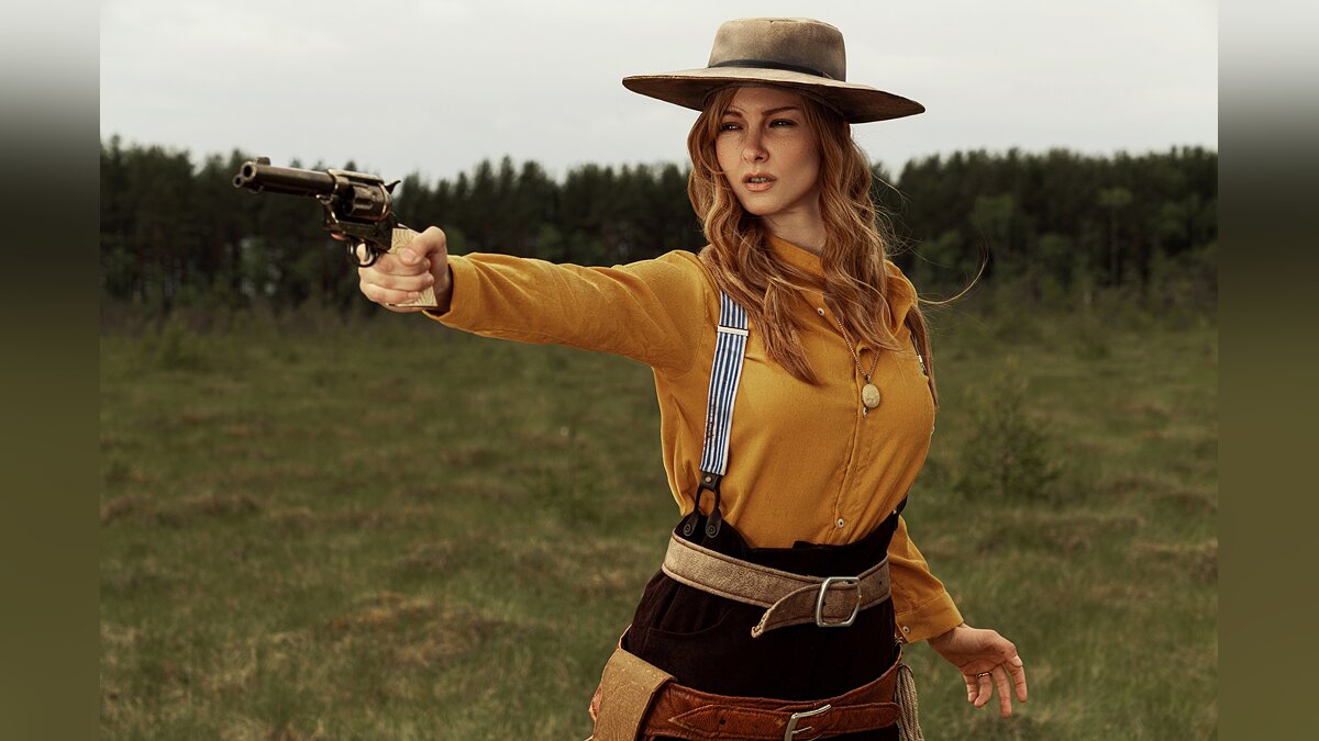 A Russian woman has showcased her cosplay of Sadie Adler from Red Dead Redemption 2