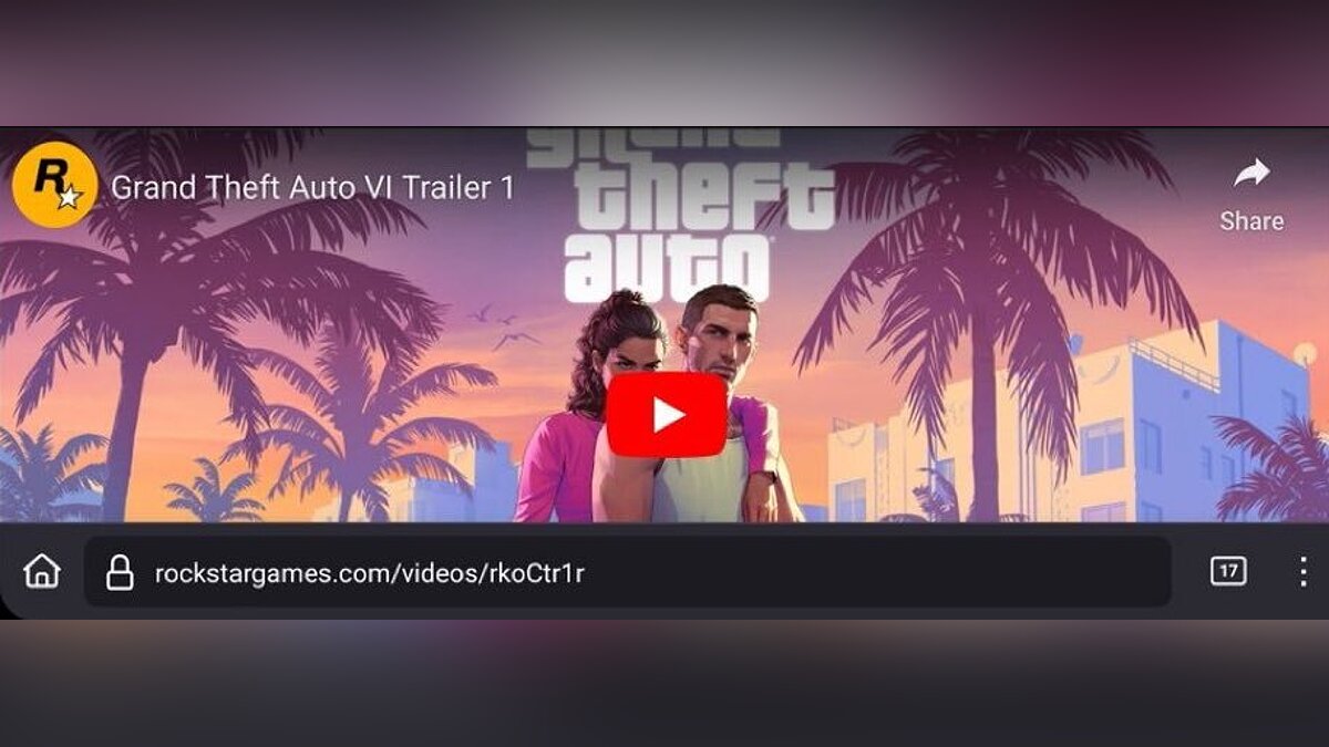 Is the second GTA 6 trailer coming? Rockstar changed the link for the first video