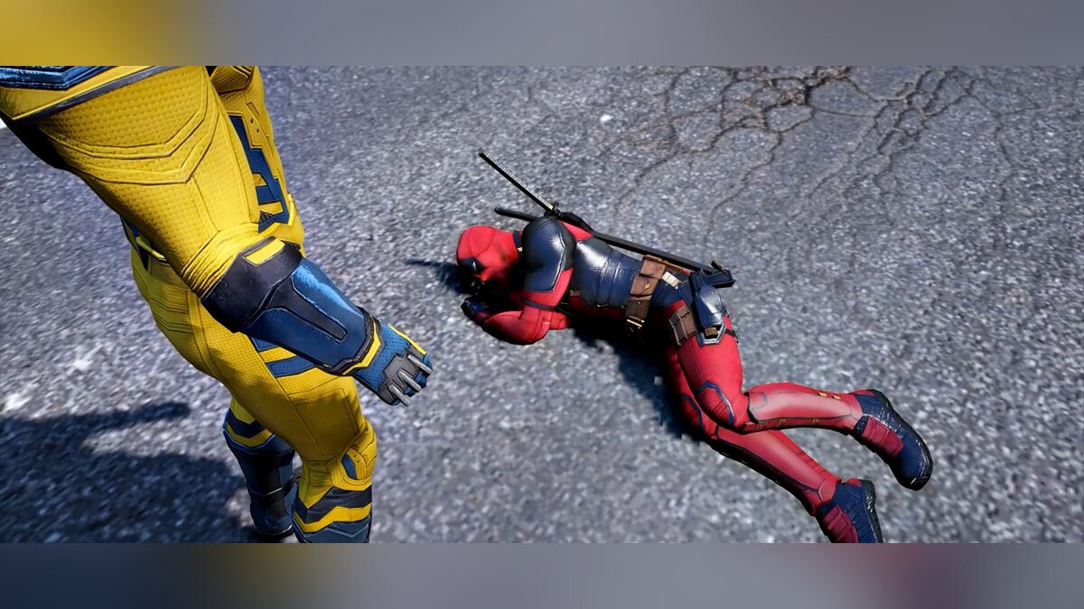 A superhero battle between Deadpool and Wolverine was staged in GTA 5 in honor of the recent movie