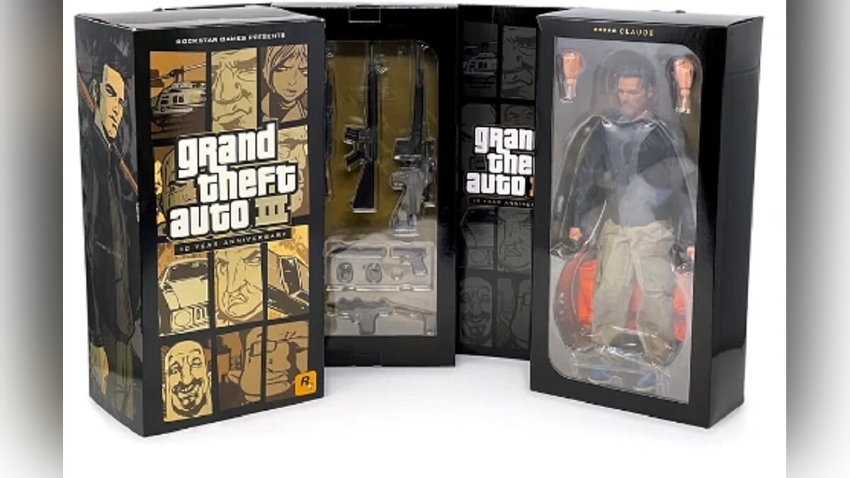 GTA and Red Dead Redemption series heroes figurines