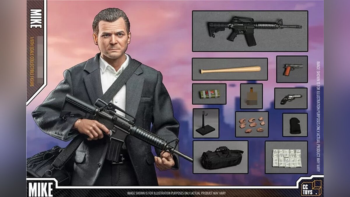 GTA and Red Dead Redemption series heroes figurines