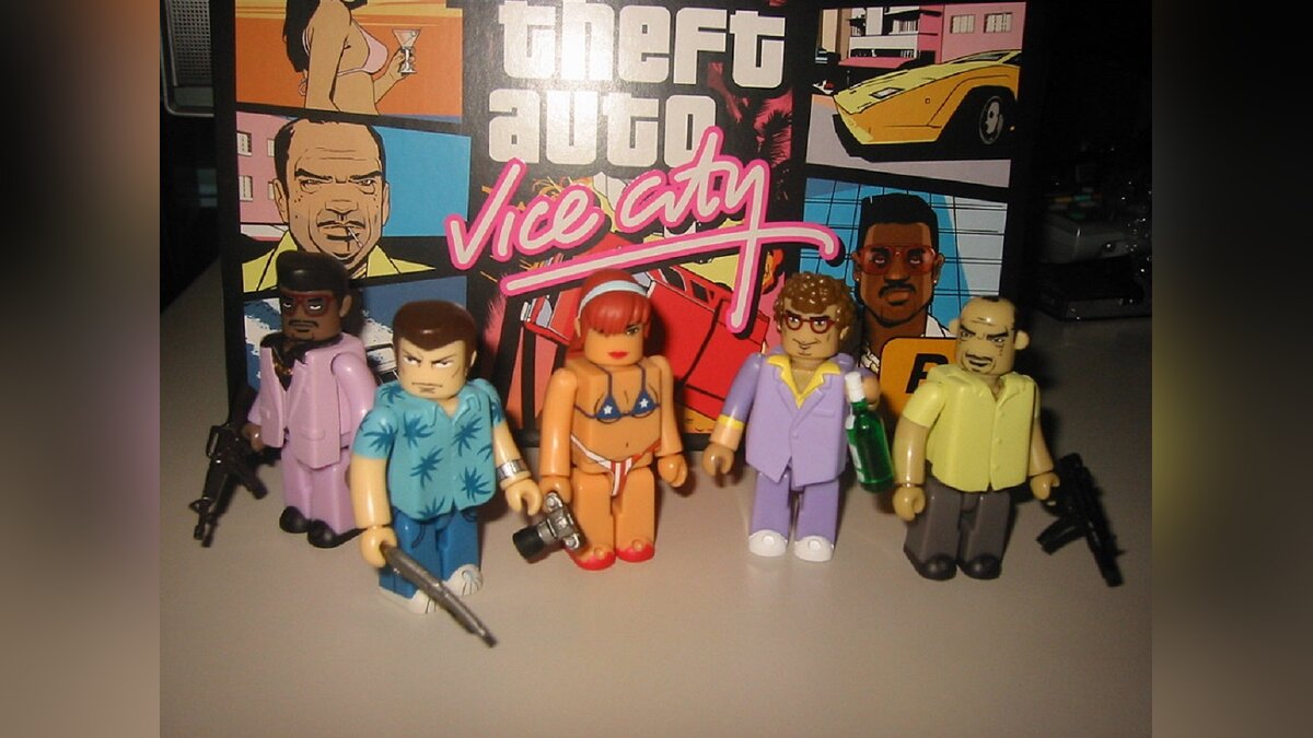 GTA and Red Dead Redemption series heroes figurines