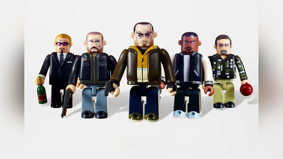 GTA and Red Dead Redemption series heroes figurines