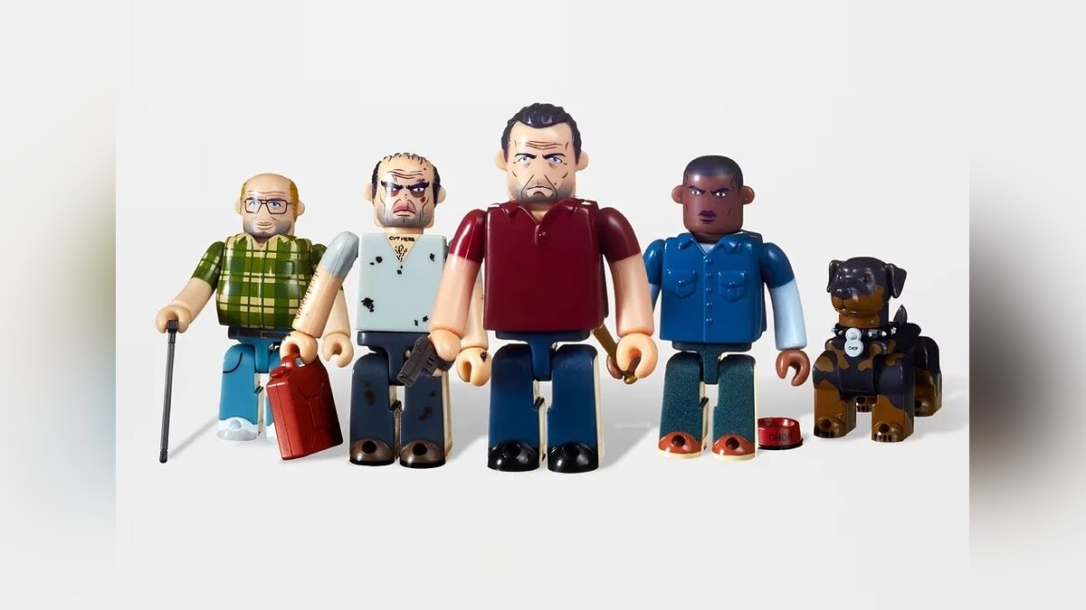 GTA and Red Dead Redemption series heroes figurines