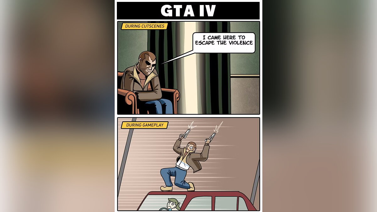 Fan mini-comics based on the GTA series games