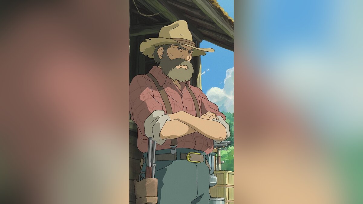 AI turned RDR 2 characters into Hayao Miyazaki anime characters