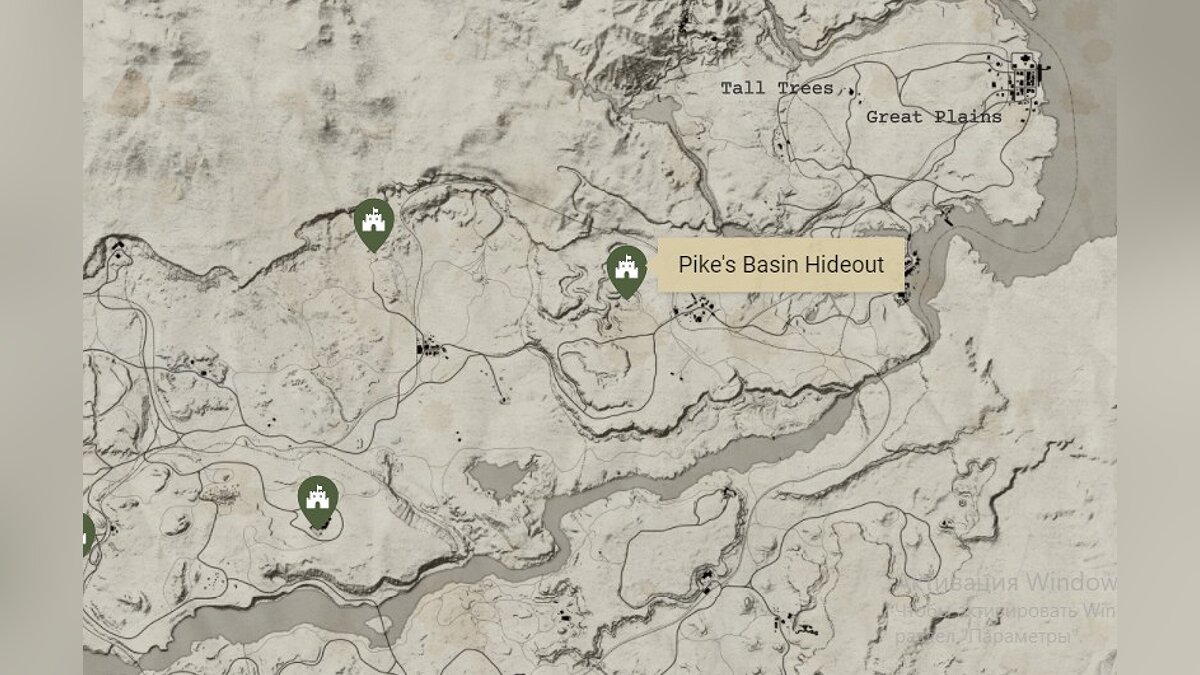 All bandit hideouts in Red Dead Redemption — bandit hideout map