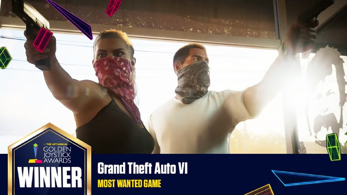 GTA 6 named most anticipated game at Golden Joystick Awards 2024